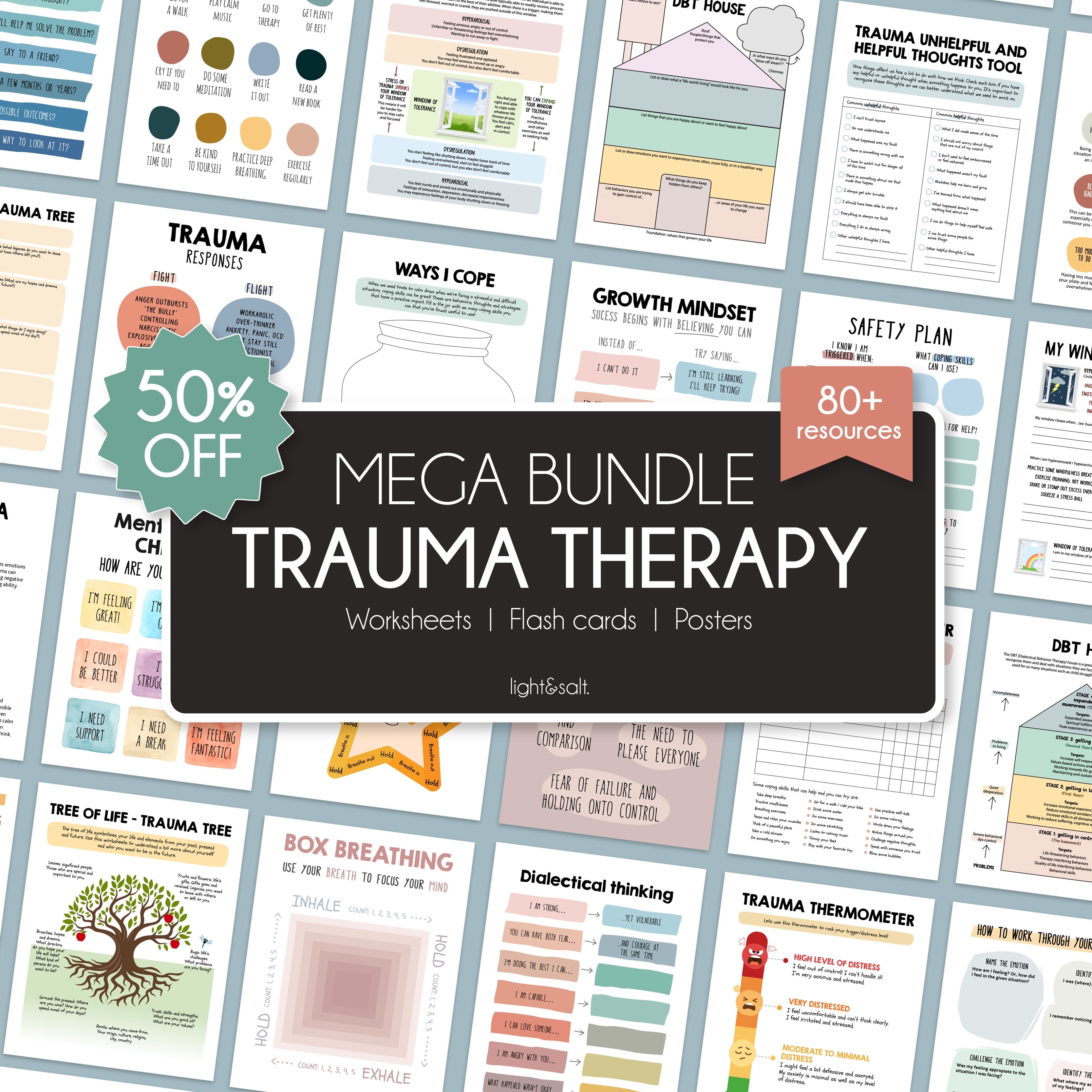 Trauma Therapy Mega Bundle LightandSaltDesign
