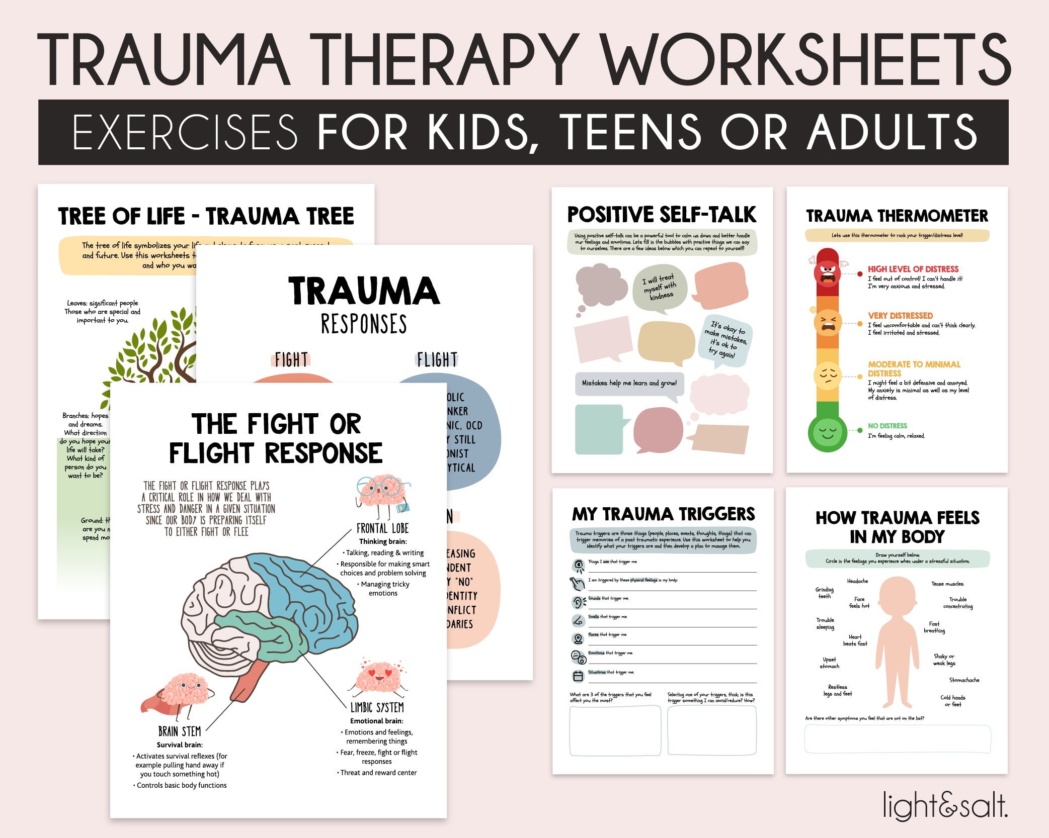 Trauma Worksheets For Adults Trauma Worksheets For Adults