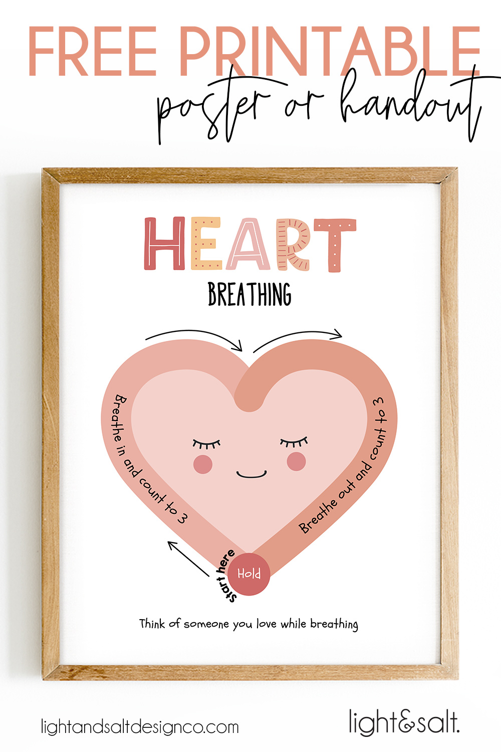 Free printable heart breathing exercise