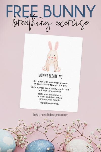 [April FREEBIE] - Bunny Breathing Mindfulness Exercise