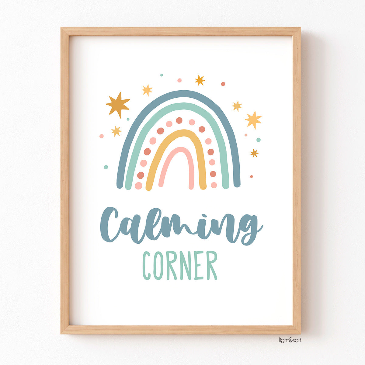 Calming corner poster