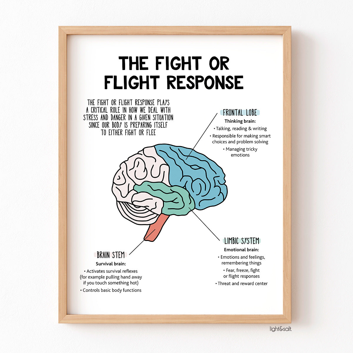 The Fight or Flight response poster