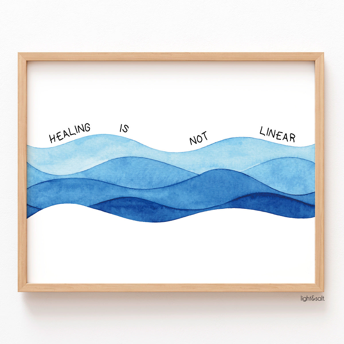Healing is not linear poster