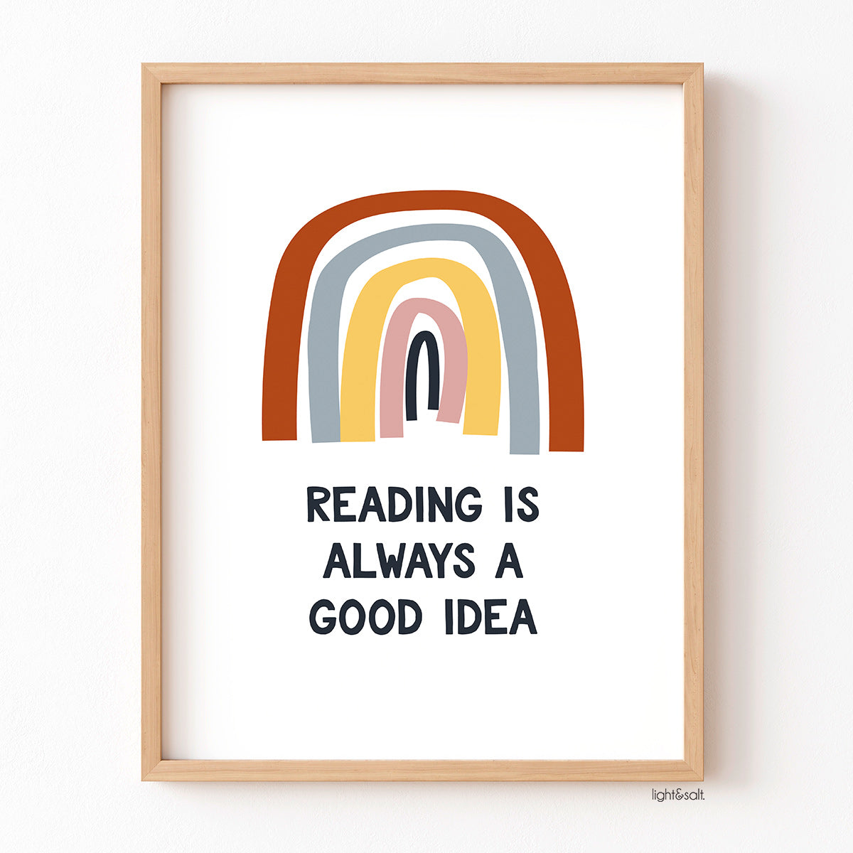 Reading is always a good idea poster