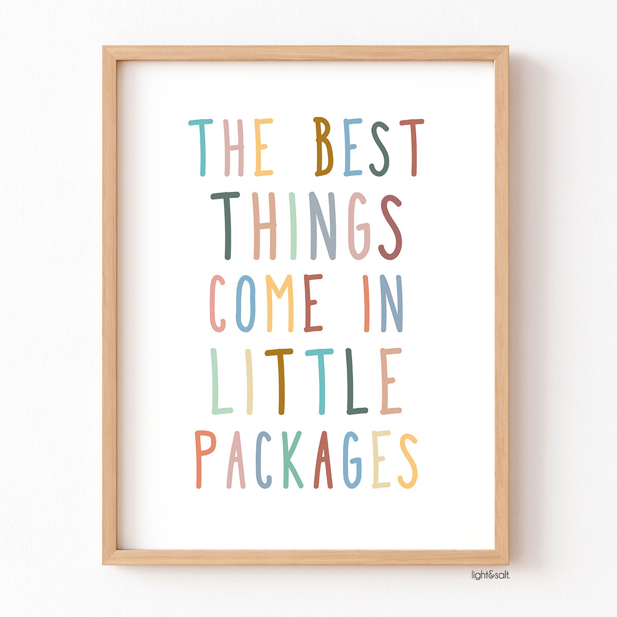 The best things come in little packages poster