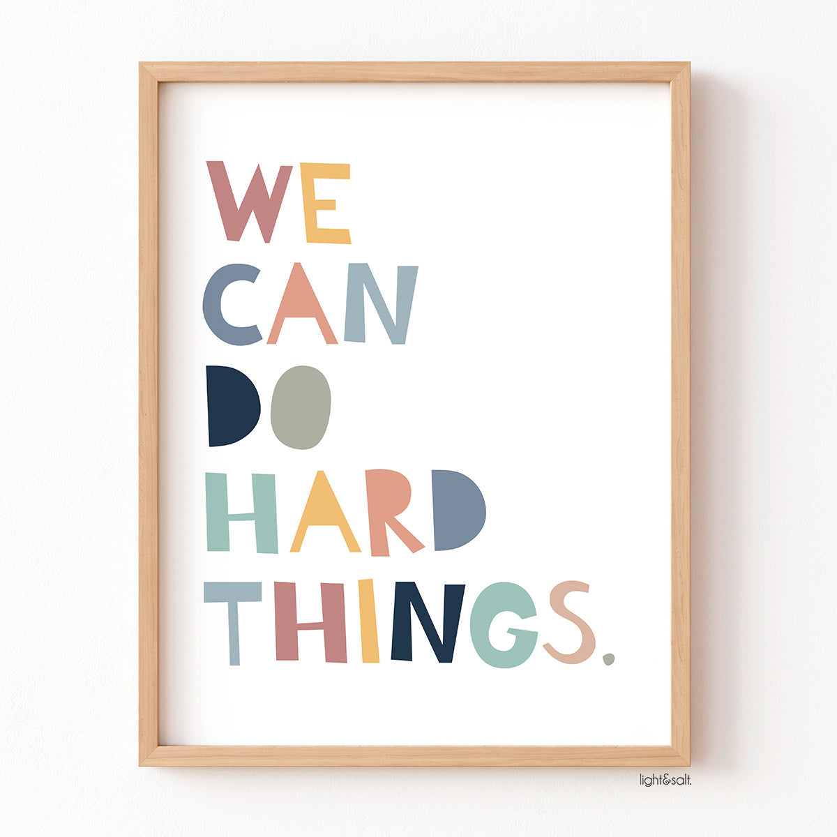 We can do hard things poster