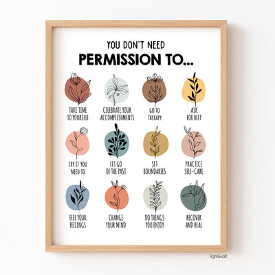 You don't need permission to... poster