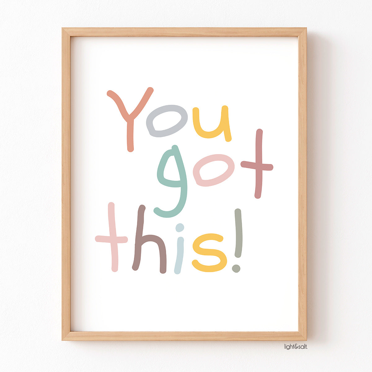 You got this poster, growth mindset