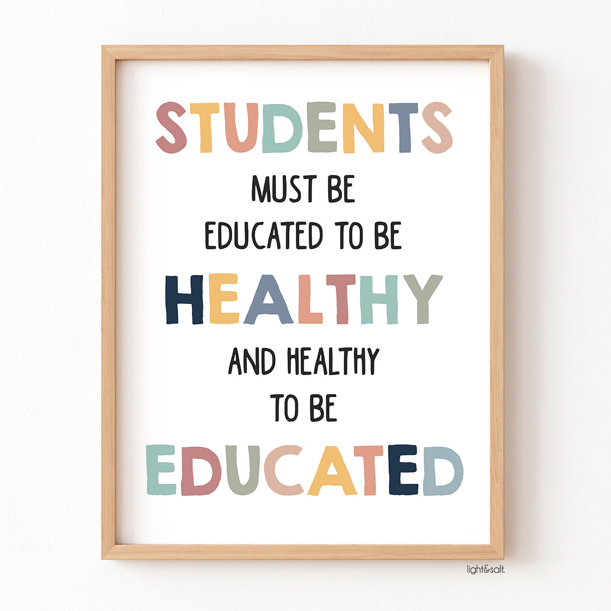 Health education poster, School Nurse poster