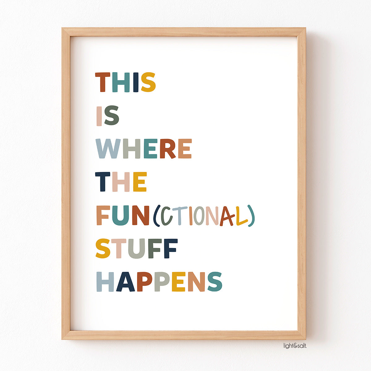 This is where the fun(ctional) stuff happens poster
