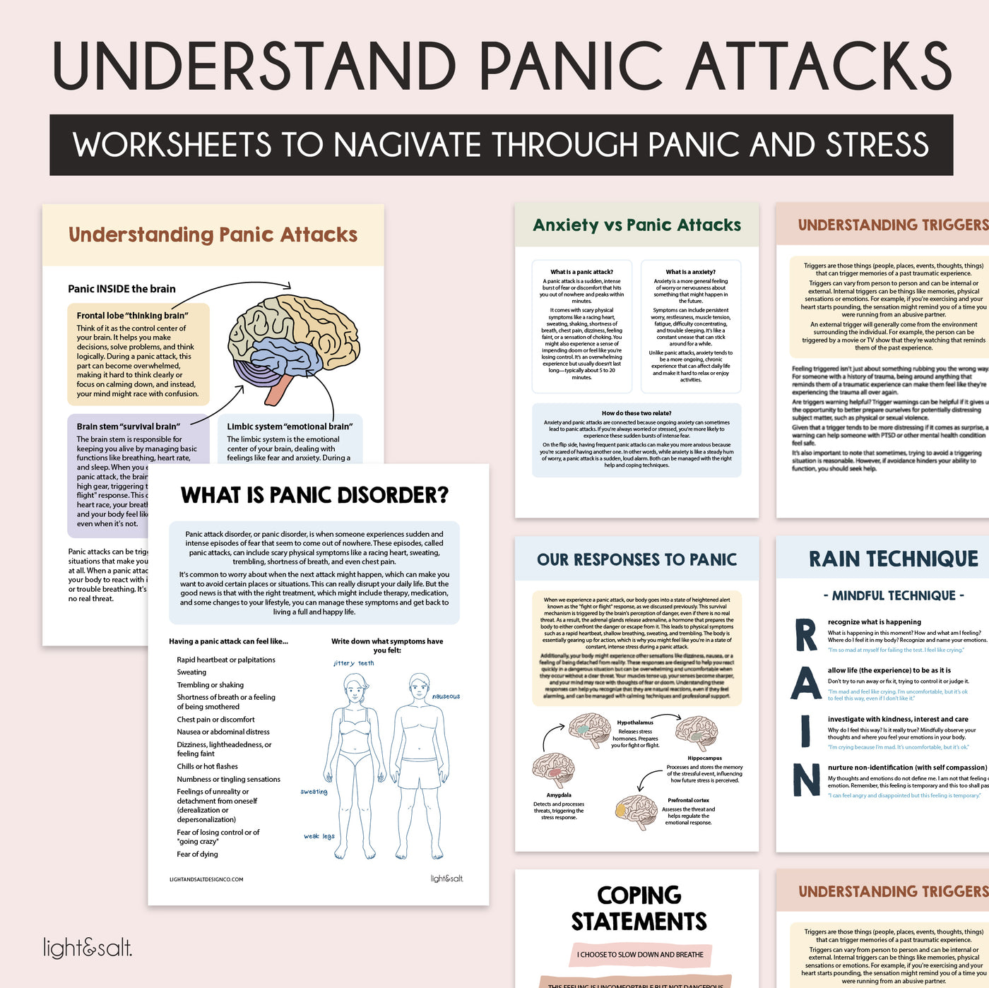 Panic Attack Workbook, Panic Disorder