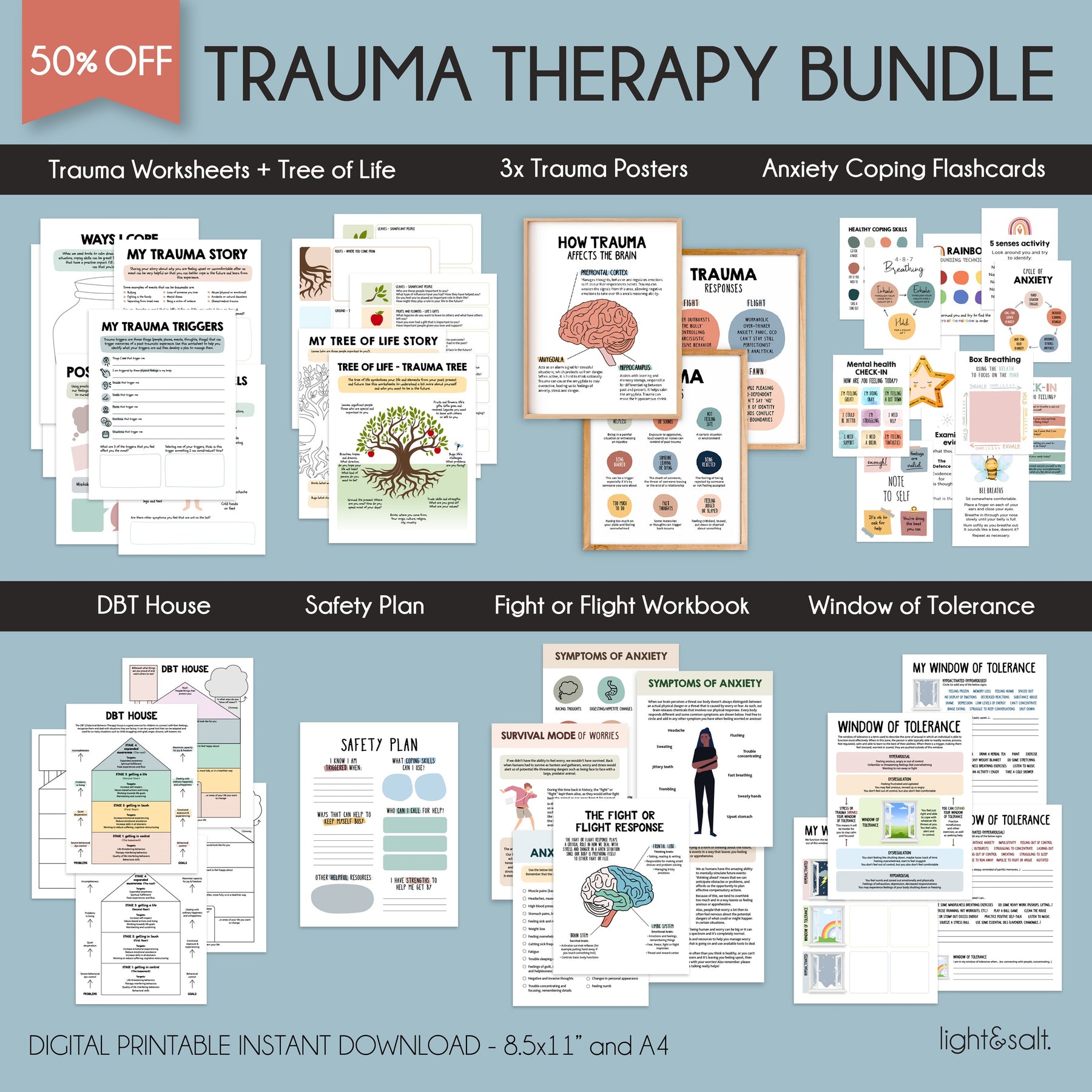 Trauma Therapy Mega Bundle LightandSaltDesign