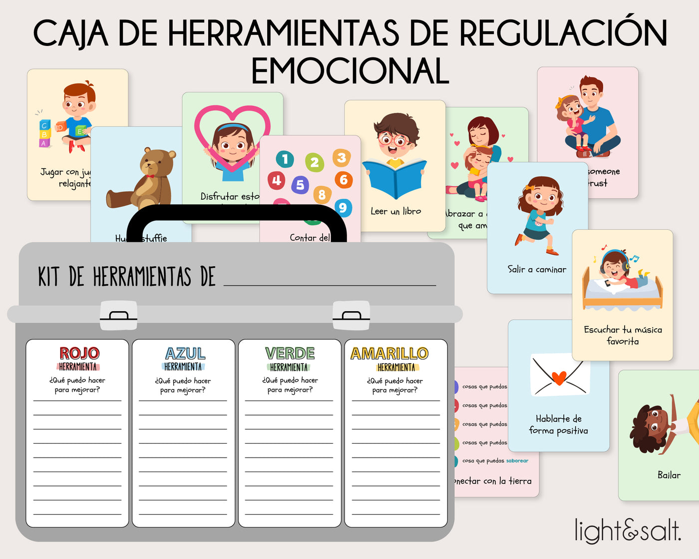 Spanish Emotional Regulation Coping Skills Tool Box