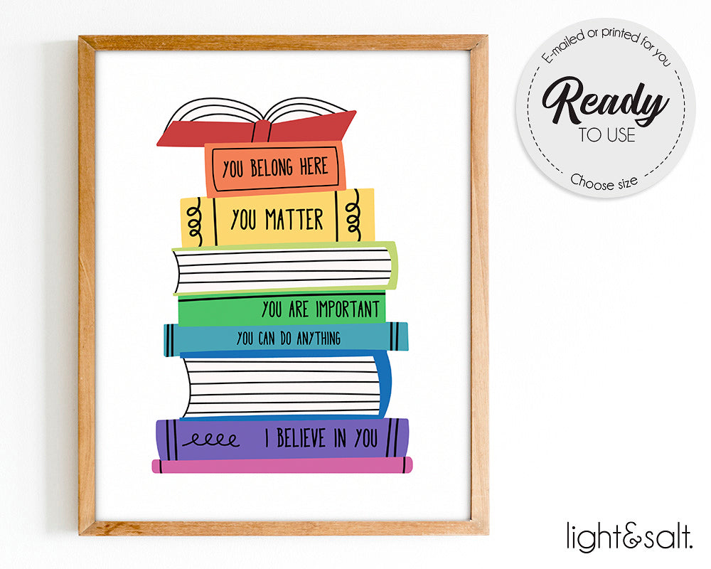 Today a reader tomorrow a leader poster