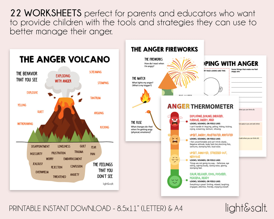 Anger Worksheets Anger Management Activities Anger Management