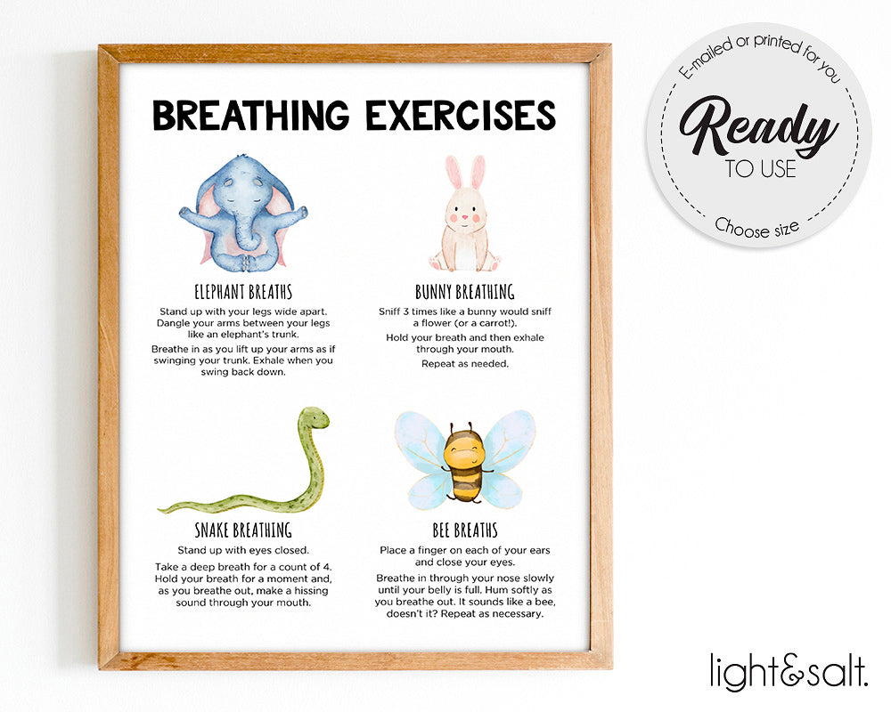 Calming Strategies poster bundle set of 8