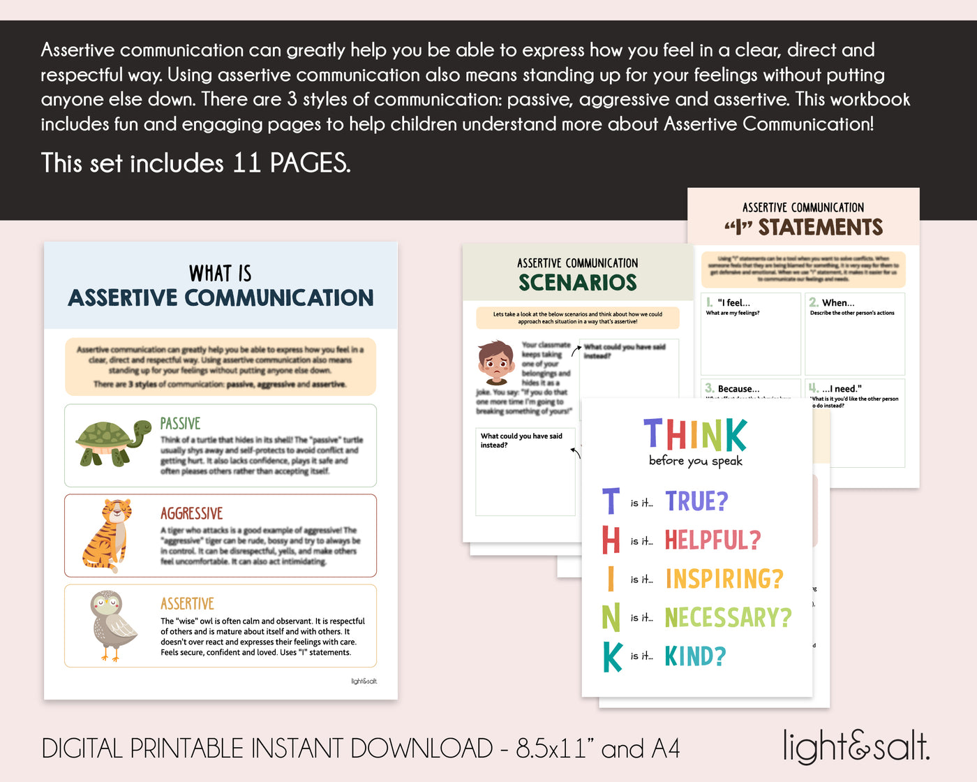 Identify Your Communication Style Worksheet.pdf Worksheets For Communication Styles Teaching Communication Skills