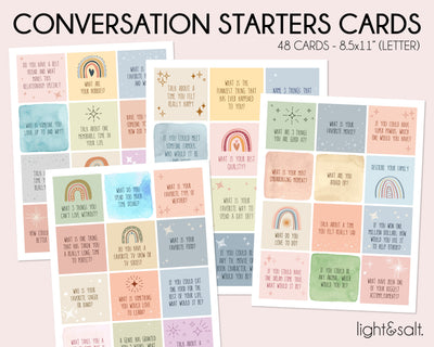 Conversation Starters cards