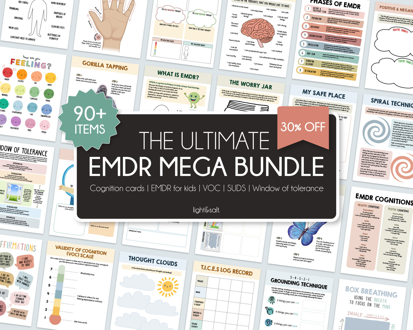EMDR Bundle resources, 30% OFF
