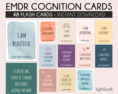 EMDR Cognition cards
