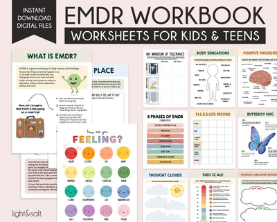 EMDR workbook for kids and teens