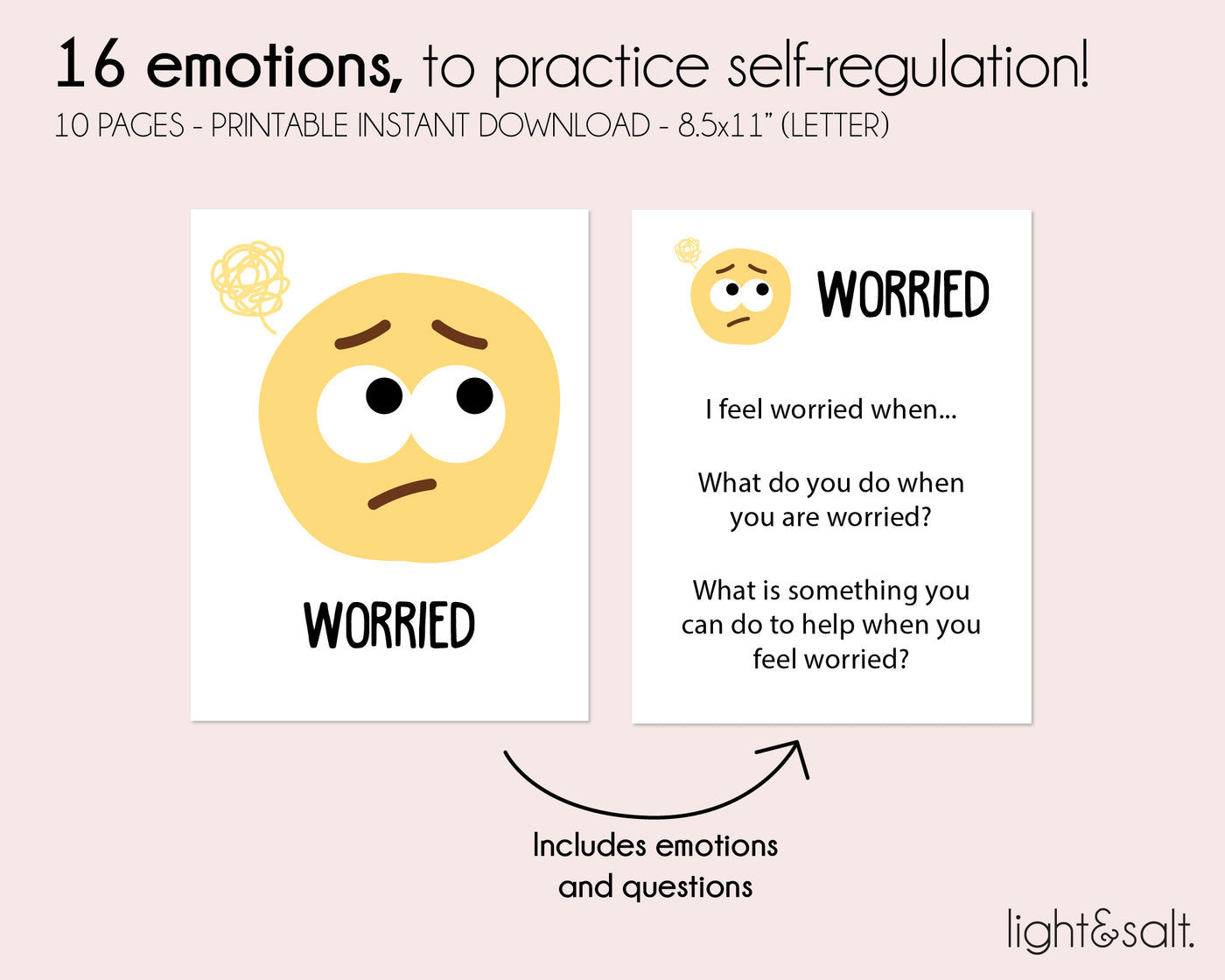 Emotions flash cards