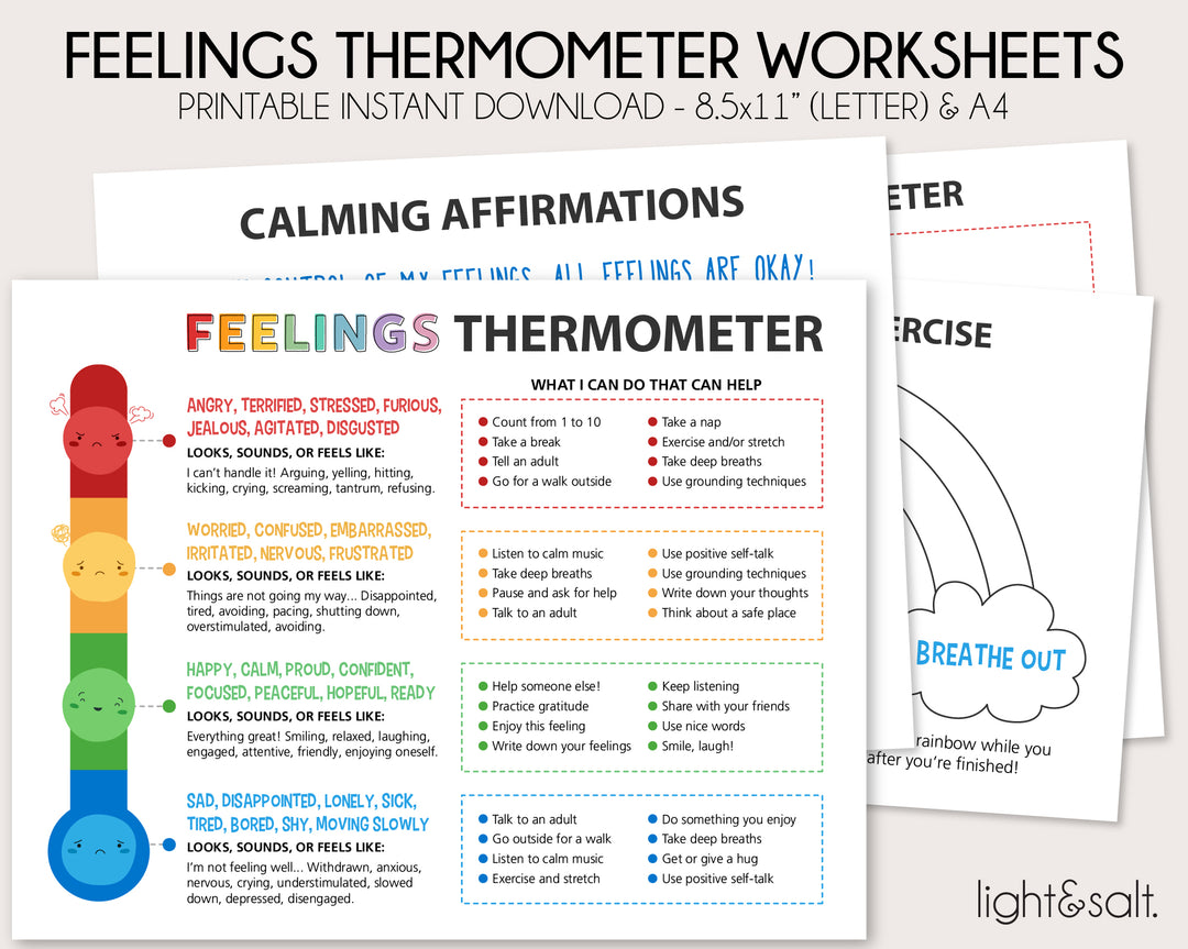 anger thermometer worksheet pdf