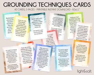 Grounding flash cards