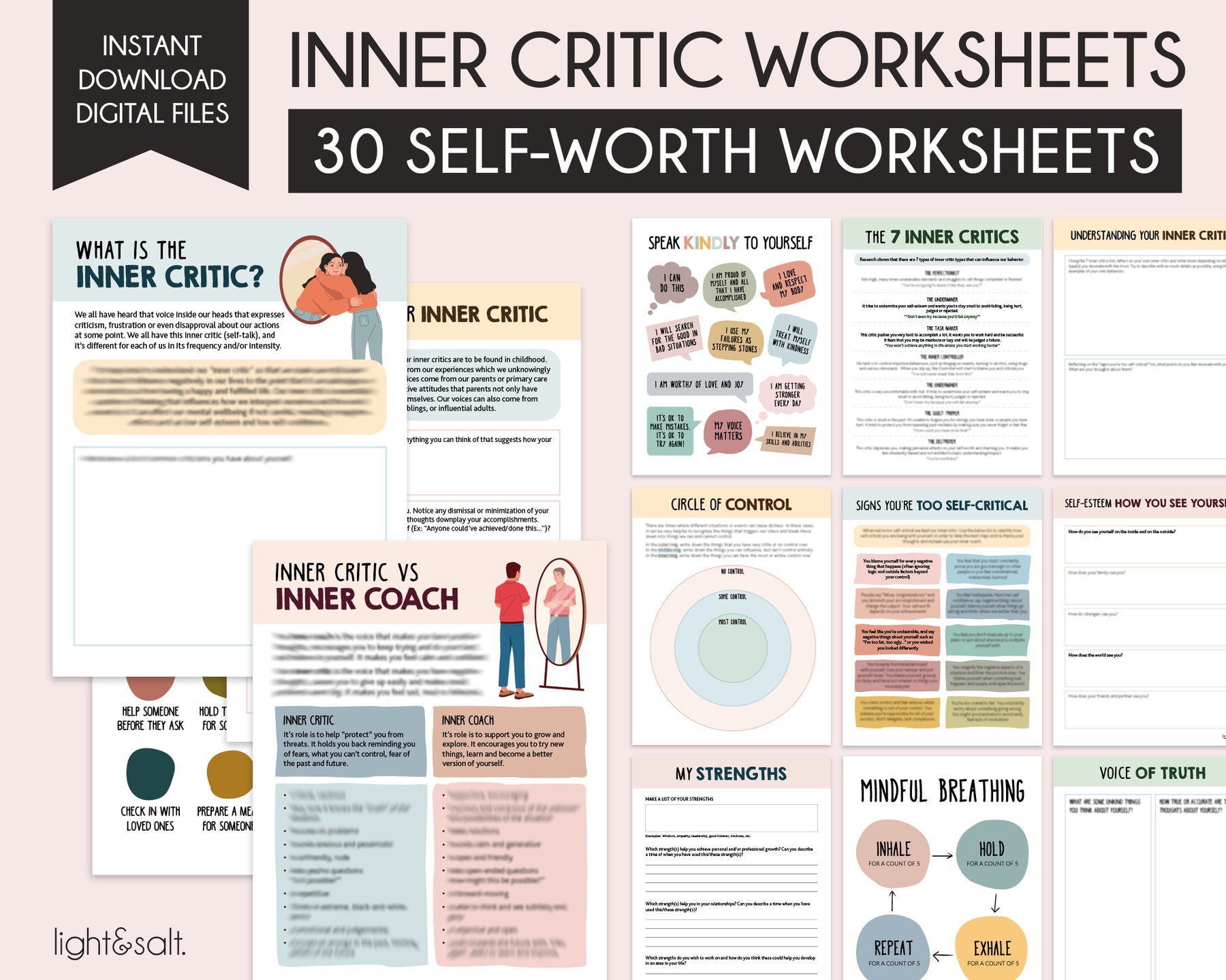 inner-critic-workbook-self-esteem-worksheets-lightandsaltdesign