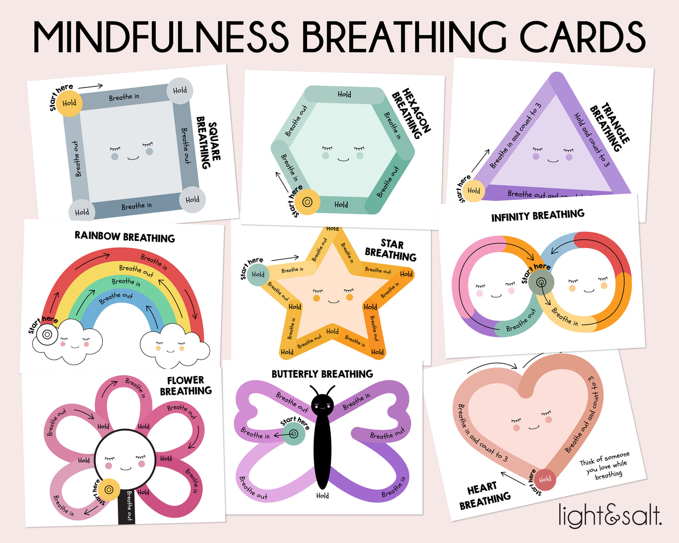Mindfulness Breathing Exercises Activities for kids