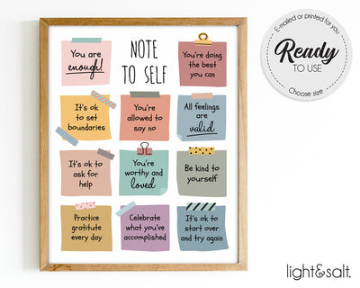 Therapy bundle set of 6 mental health posters