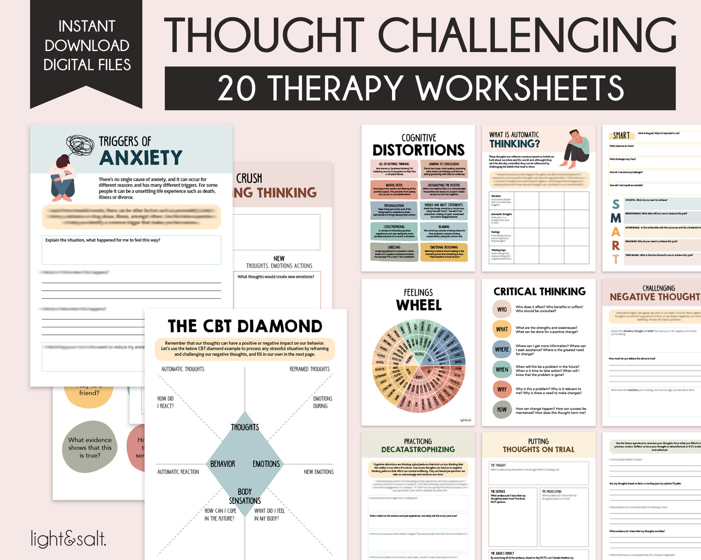 Thought Challenging worksheets