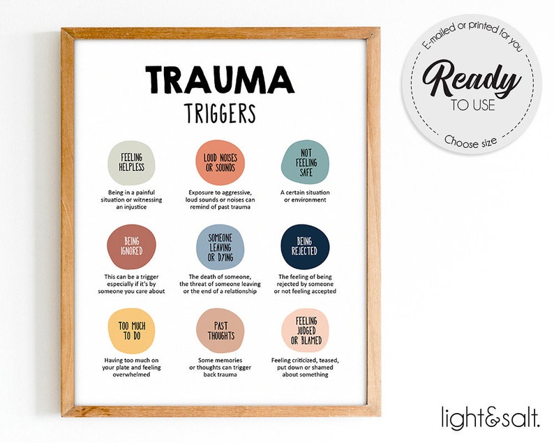 Trauma therapy mega bundle, 45% OFF, therapy worksheets, SEL, PTSD, anxiety, coping skill cards, school counselor, dbt worksheets, emdr, cbt - LightandSaltDesign